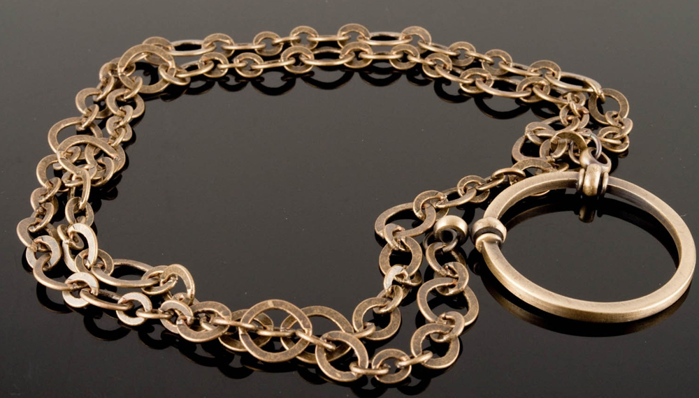 LaLoop Flat Brass Chain