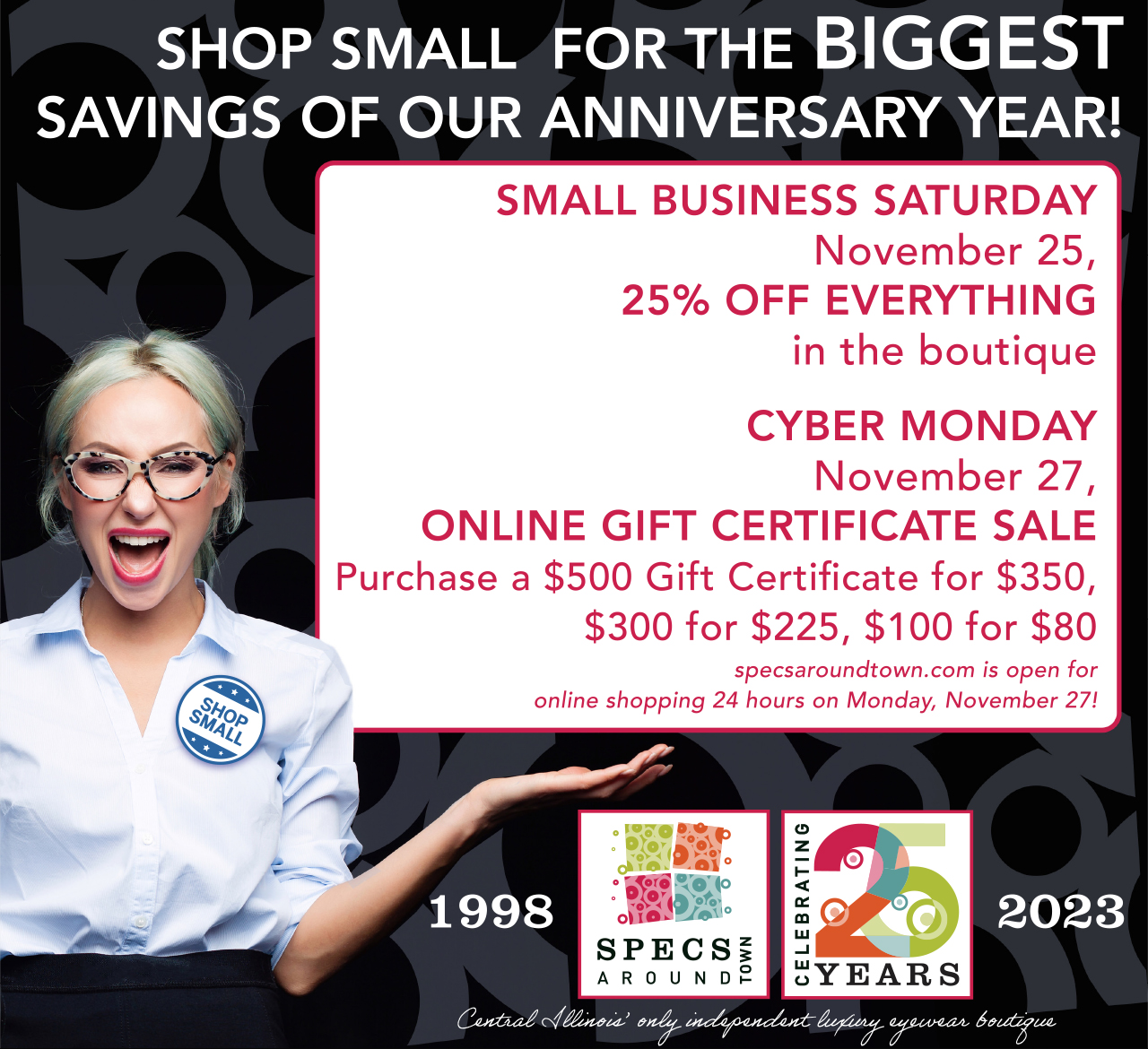 Small Business Saturday and Cyber Monday 